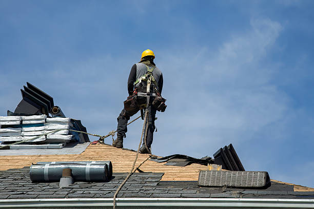 Professional Flat Roof Repair technician working in Forsyth, MO
